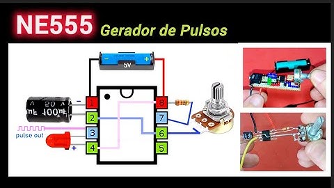 Gerador de Pulsos com Controle de Frequência Ajustável Usando o CI555