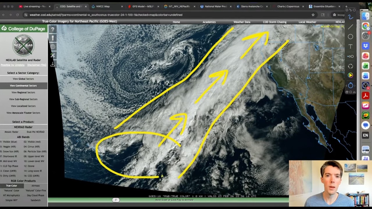 An extremely warm atmospheric river in California, but flood risk ...