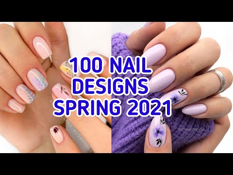 Video: Forår manicure til firkantede negle 2021