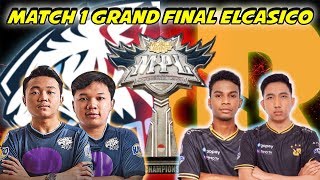 Match 1 Grand Final MPL S-5 EVOS vs RRQ El Clasico TERJADI Lagi !!