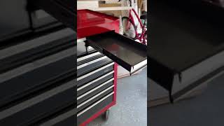 Removing drawer slides from a Craftsman tool box in less than a minute