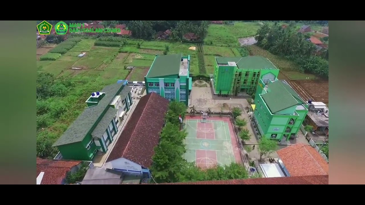 Tour Asrama Santri Ponpes Darussalam Ciamis dan Areal Shot MAN 1 Ciamis