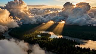 Untethered - Uplifting Ambient, Airy & Light Acoustic Guitar (4K Cinematic Visuals)