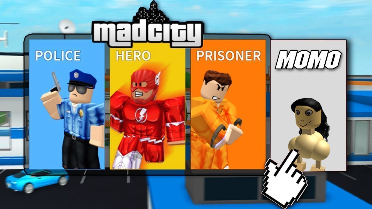 Momo W Mad City I Roblox 356 Youtube - memy z roblox