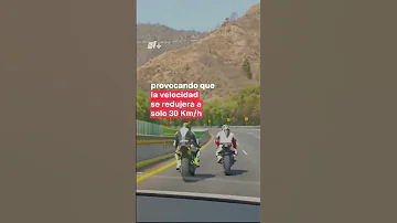 Motociclistas hacen "zigzag" en la carretera México-Cuernavaca