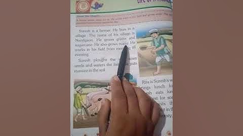 Class- 2..English Reader.. Chapter- 8..Life Of A 👨‍🌾Farmer..