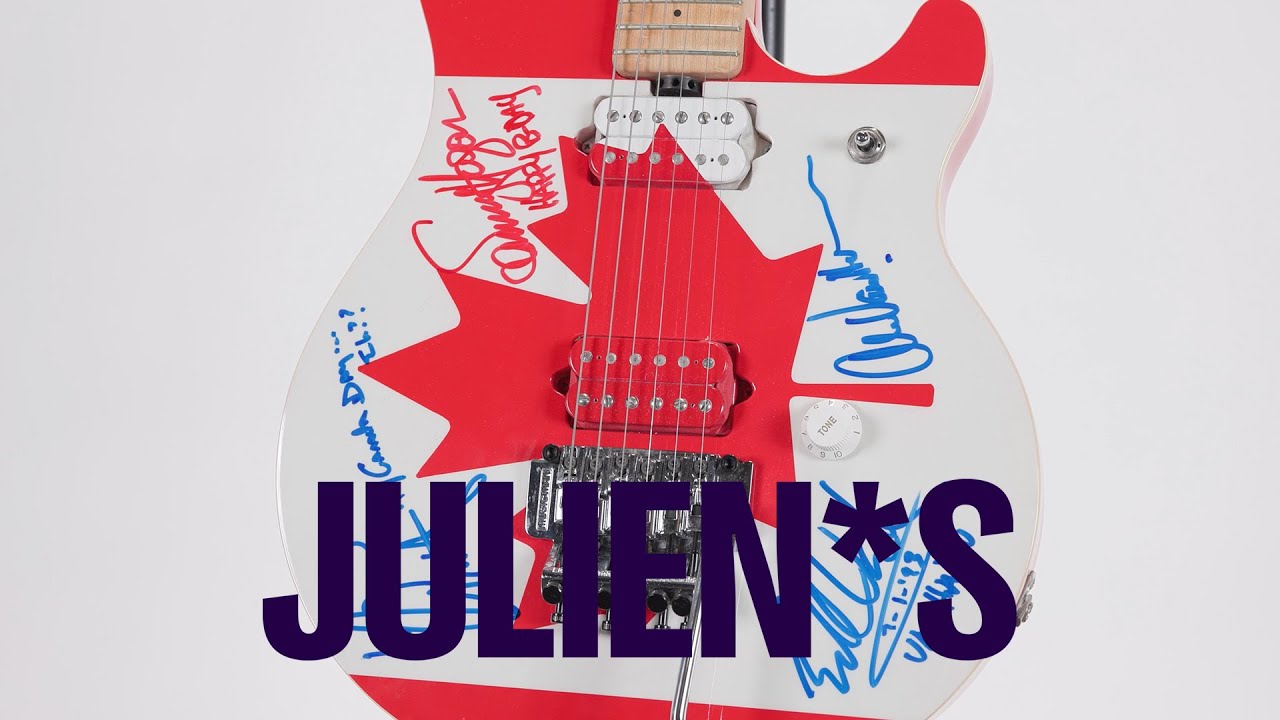 Played, Worn, & Torn | Eddie Van Halen Canada Day Guitar - YouTube