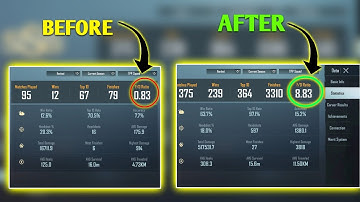 HOW TO INCREASE KD/FD EASILY IN BGMI / PUBGM IN C3S8 | MAINTAIN 5 + KD/FD🔥TIPS AND TRICKS |