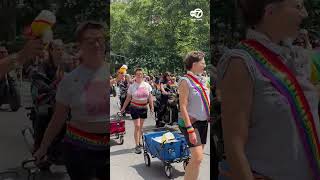 2026 Pride March underway in NYC #pride #pridemonth #lgbtq #nyc #shorts