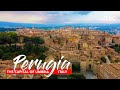 What is PERUGIA known for? | The Capital of Umbria, Italy drone 4K