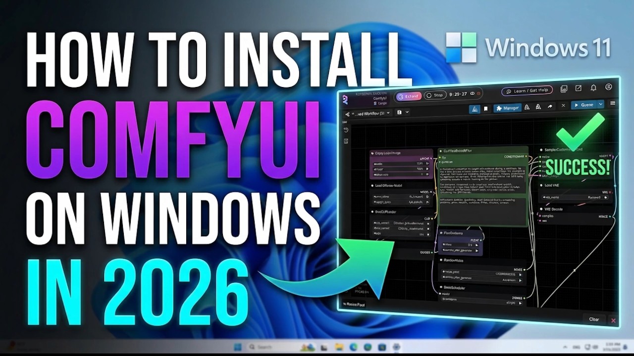 How to install ComfyUI on Windows 2026 - Easy tutorial - YouTube