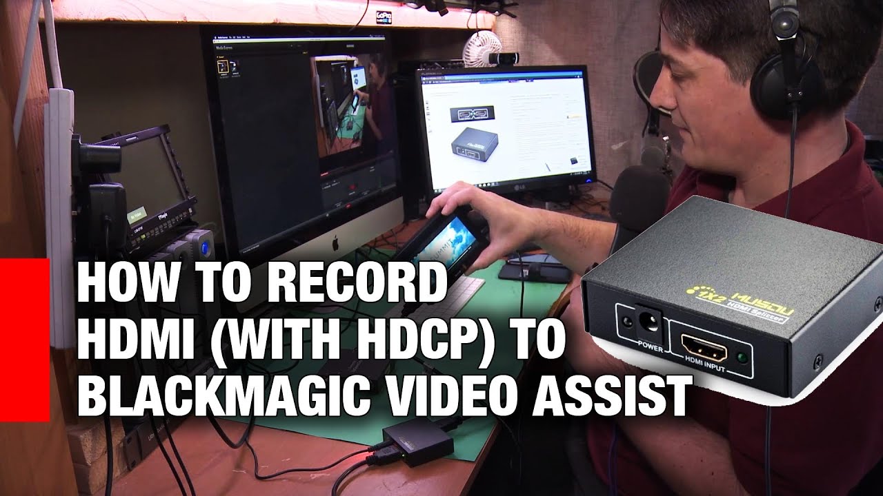 Record Chromecast to Blackmagic Video Assist SOLVED. - YouTube