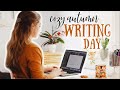 a cozy autumn writing day 🍂 vlog