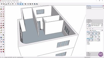 4-5 Creation of the 2nd floor (SketchUp Tutorials)