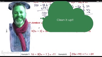 Math 7 Solving Equations using the Distributive Property