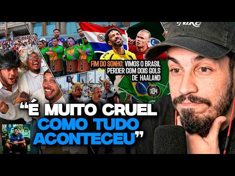 DREAM OVER! WE WATCHED BRAZIL LOSE WITH TWO GOALS FROM HAALAND! | LUCAS TYLTY REACT
