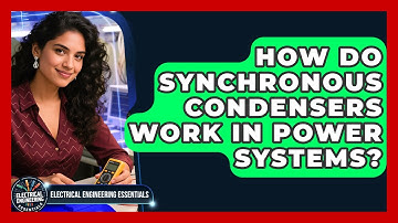 How Do Synchronous Condensers Work In Power Systems? - Electrical Engineering Essentials