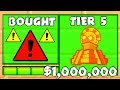 Meet The $1,000,000 RAINBOW TEMPLE! Most Satisfying 5th Tier Mod EVER! (Bloons TD Battles)