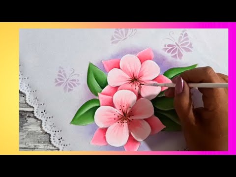 Como Pintar Flores con Pintura Acrílica