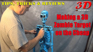 3D Archery - Making a 3D Zombie Target on the cheap