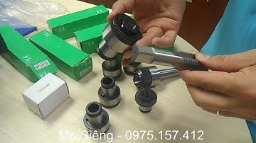 Đầu kẹp mũi ta rô tháo lắp nhanh, collet kẹp mũi ta rô có bảo vệ quá tải