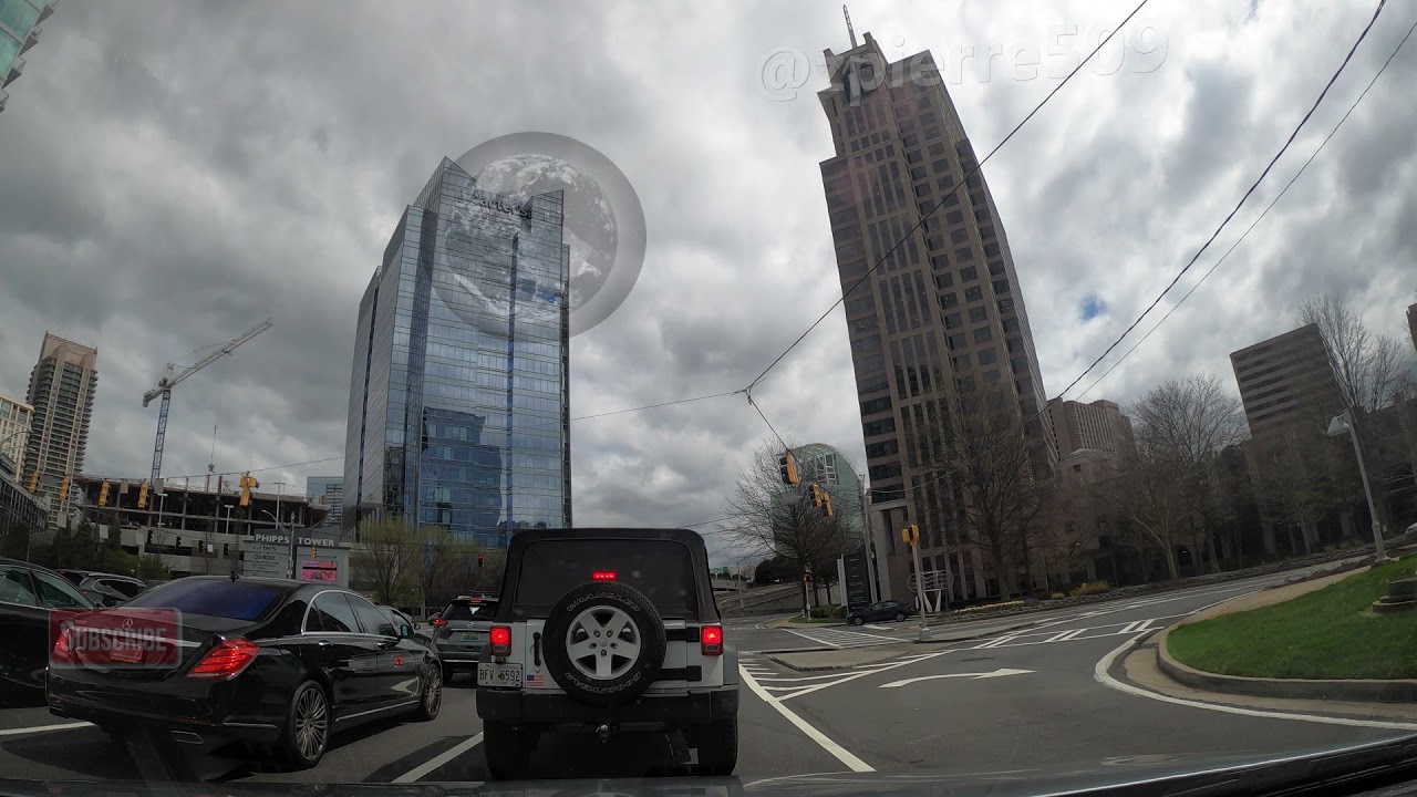 ATLANTA GA DRIVING TO LENOX MALL IN BUCK HEAD IN THE HIGHWAY 2021