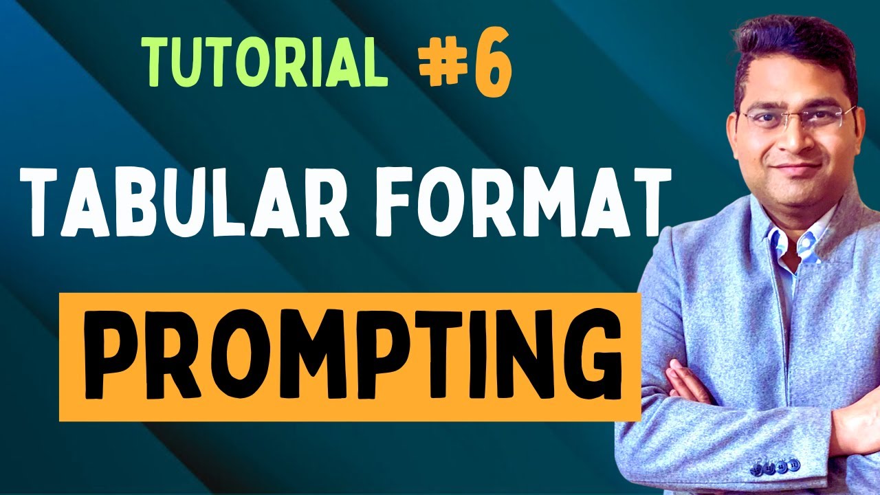 Tabular Format Prompting: Boost AI Accuracy with Structured Prompts ...