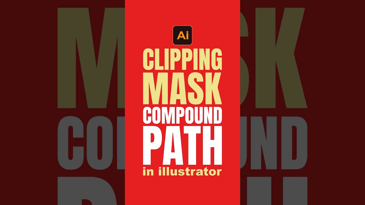 Clipping Mask With Compound Path in Illustrator 