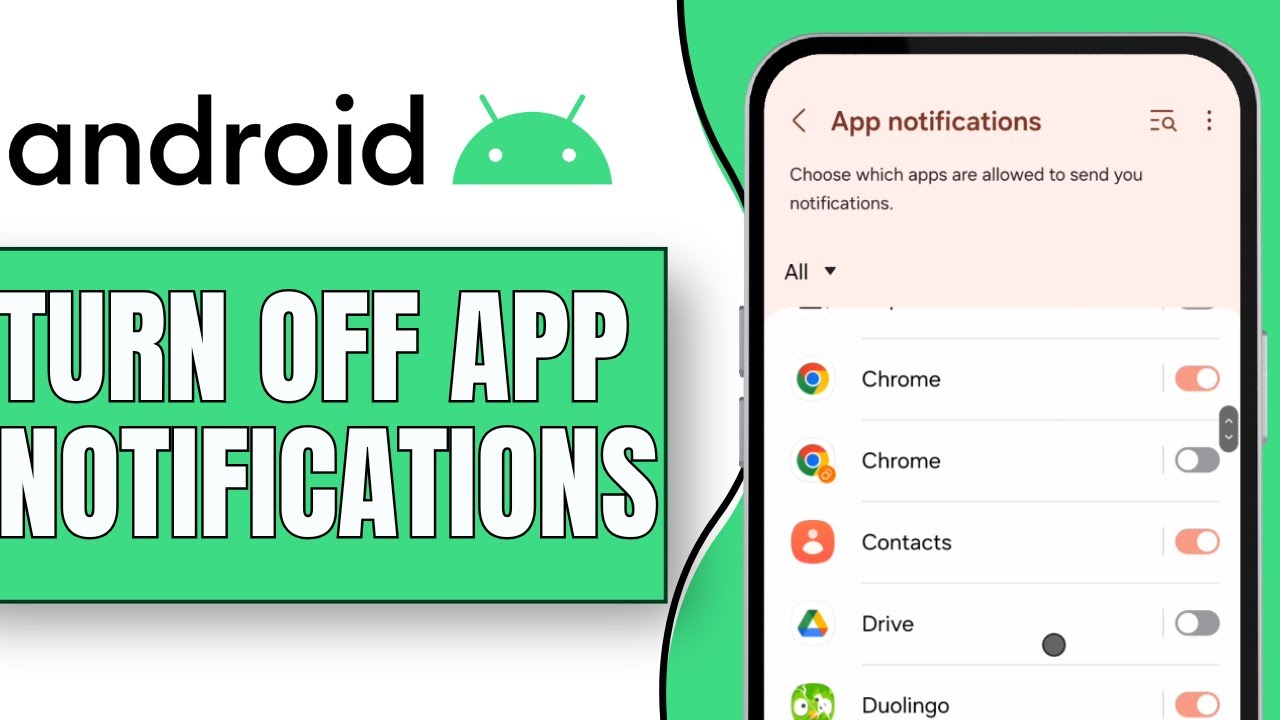 How to Turn Off App Notifications on Android | Quick Guide - YouTube
