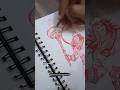 Hanuman ji Drawing🙏❤️ #hanuman #art #video #msa #shortvideo #artist #shots