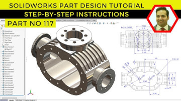 Mastering SolidWorks: Complex Part Design Tutorial with Simple Commands and End Conditions