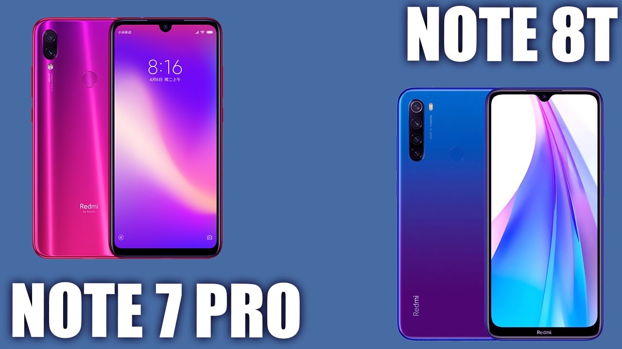 Redmi Note 8T vs Xiaomi Redmi Note 7 Pro. Посмотрим есть ли разница