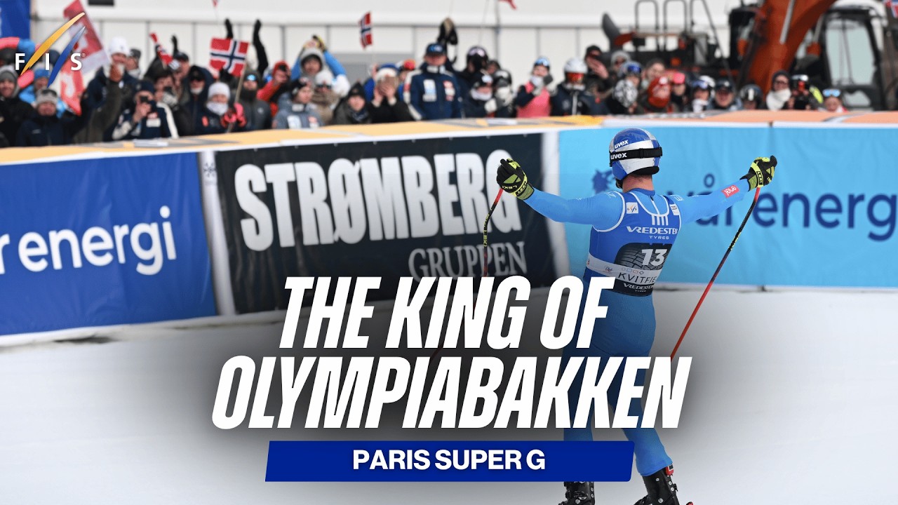 Dominik Paris Wins Alpine Ski World Cup Super-G in Kvitfjell for Back-To-Back Triumphs