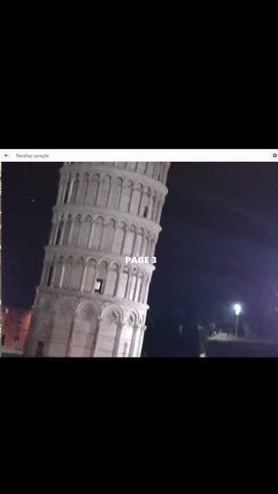 Parallax for flutter scrollables - YouTube