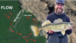 Spring Walleye Locations on the Mississippi River