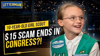 10-Year-Old Girl Scout Exposes Bank Fees to Congress | David Letterman