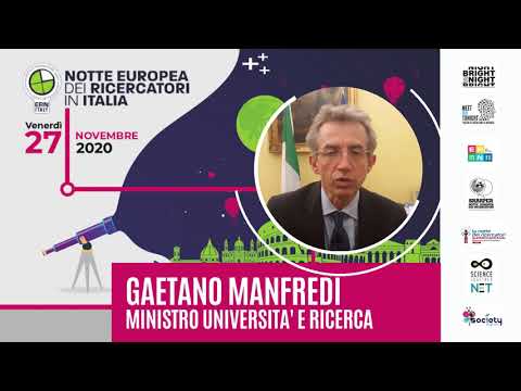 GAETANO MANFREDI - MINISTRO DELL'UNIVERSITA' E DELLA RICERCA