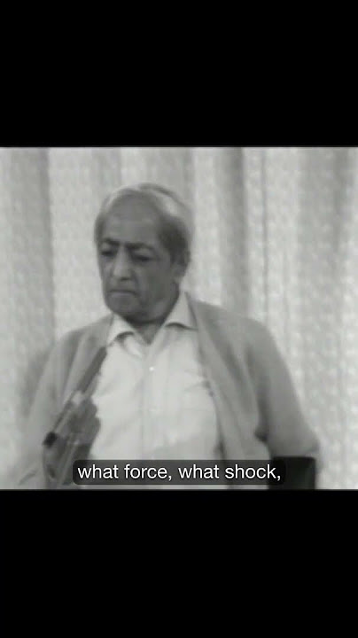 Will anything make us change? | Krishnamurti #shorts