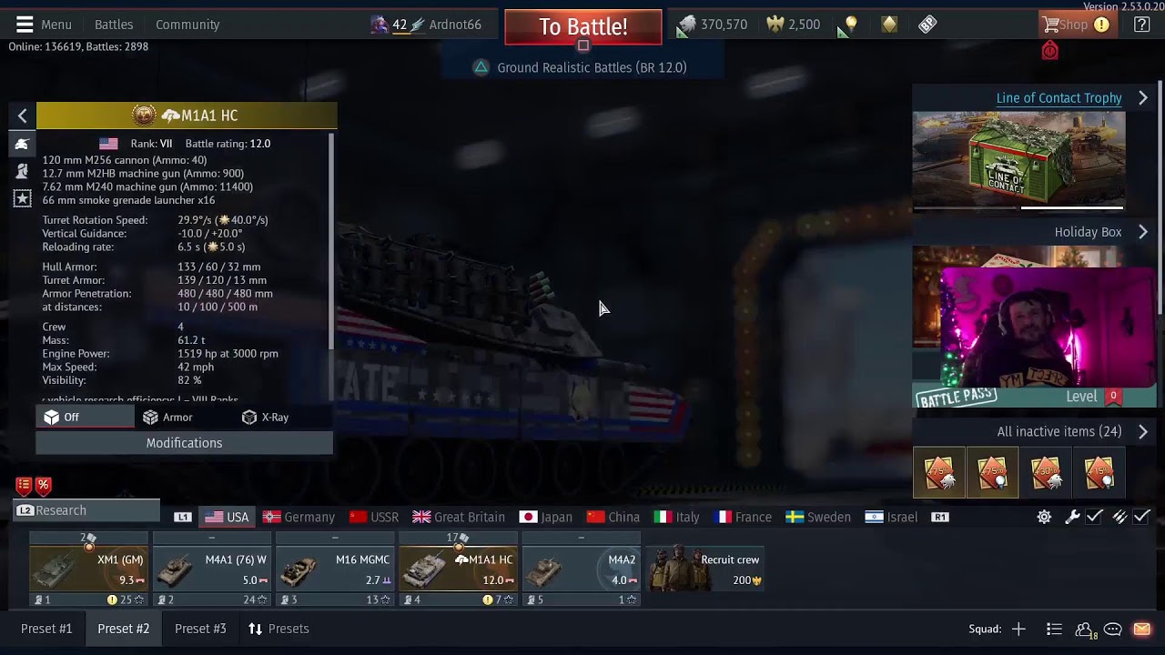 Reborn from Steel!(Part 03) War Thunder(NSFW) PS5(A Guardians Armour 74)