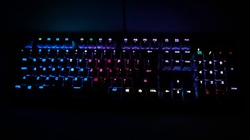 SteelSeries Apex M750 RGB lighting part1
