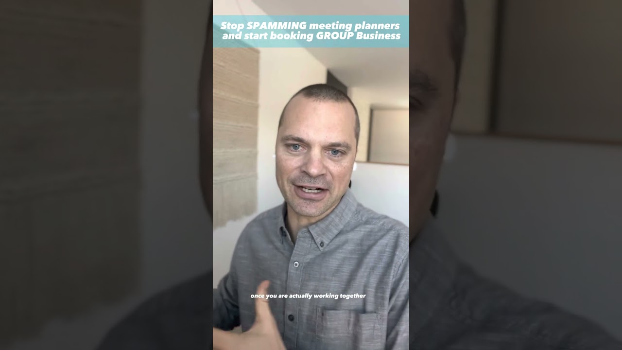 Hotel Marketing: Marketing needs to help Group Sales Managers.