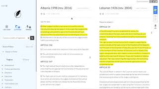 Constitute Tutorial Series, Video 4: Comparing