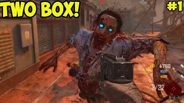 TWO BOX CHALLENGE! - Black Ops 2 "DIE RISE" ZOMBIES #1 (Black Ops 2 Zombies Gameplay)