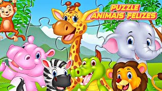 Bichinhos Alegres na Selva: Juntando Peças de Diversão e Amizade | Quebra Cabeça Puzzle | Game Jogo screenshot 4