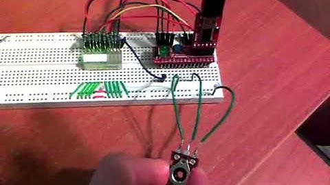 Testing the Ardweeny using a LED bar graph