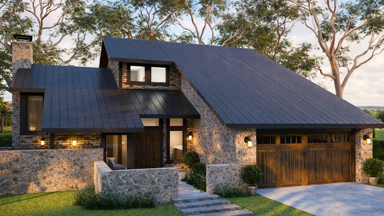 14x16 m 2-Story Cozy Cottage House Design | Spacious Modern Family Home