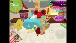 Katamari Damacy Rolling Live Campervan stage sort of fast
I wanted to say Campervan in a minute but Im a little short (long I guess :S ).
Of course with a Slowbro attempting a speed video there is not a single dash, and probably not a very good route.
Maybe I shouldve hung around and tried for a diameter too. My best is 32cm5mm, better than my other video, but way short of what any of the top players would record.
Anyway I kinda enjoy the new stage so here I am still playing it. :) Katamari Damacy Rolling Live Campervan stage sort of fast