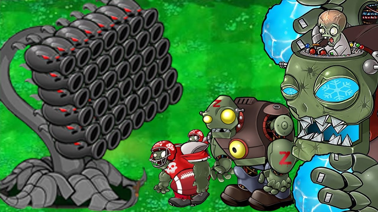 Doom Threepeater Gatling Vs Giga Gargantuar Vs Dr Zomboss Plants Vs ...