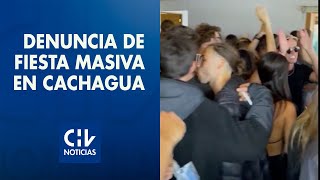 Indignación por denuncia de fiesta masiva en Cachagua: Intendente de Valparaíso anunció querella