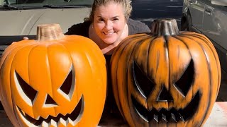 DIY Rotten Pumpkin Paint Transformation